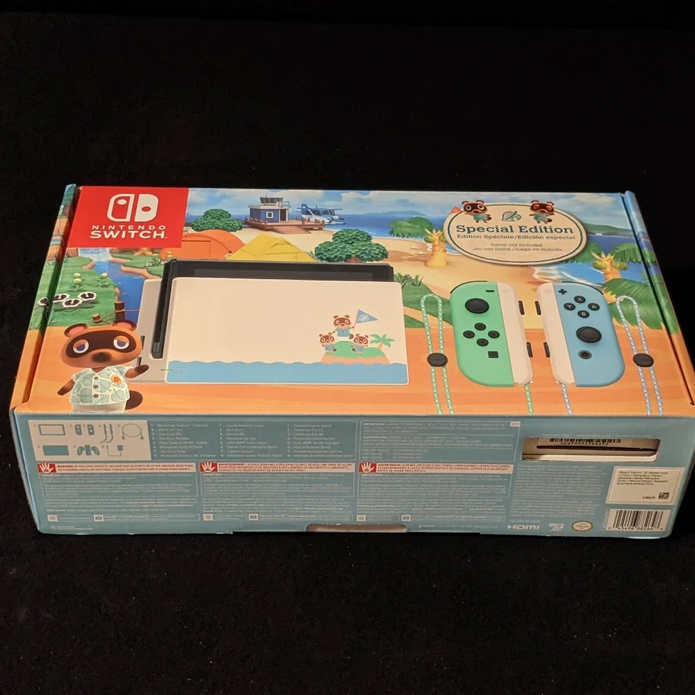 NINTENDO SWITCH ANIMAL CROSSING NEW HORIZONS SPECIAL EDITION CONSOLE (BR…